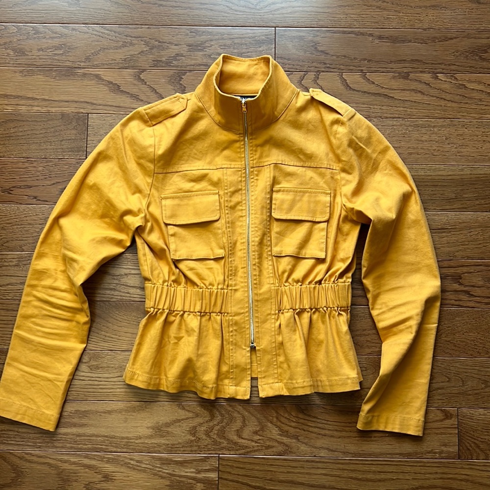 Safari style crop jacket